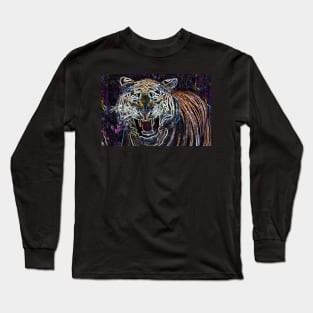 Tiger Head Pop art  02 Long Sleeve T-Shirt